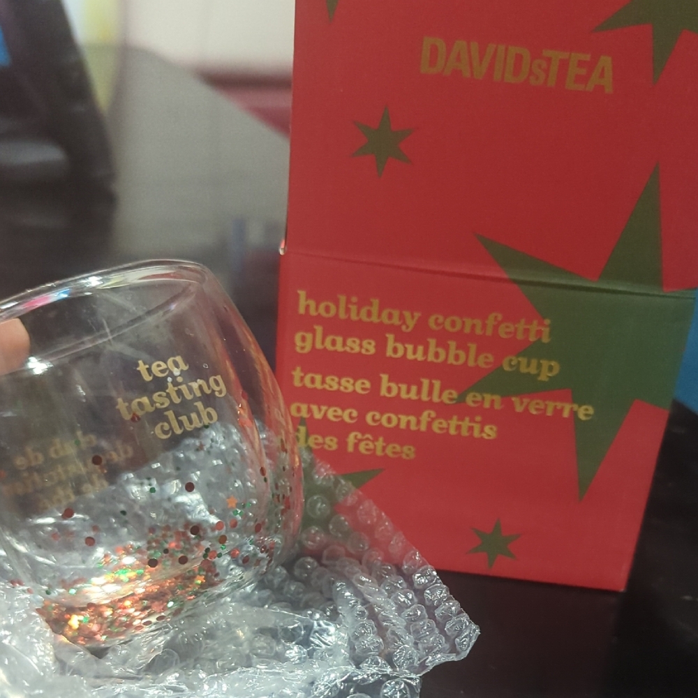 DAVIDsTEA Confetti Glass Cup